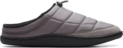 Clarks Pilton Mule Dark Grey Synthetic Men's Slipper Size UK 8G • £27.99