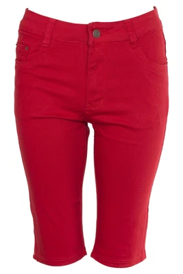 £7.90 • Buy New Womens Ladies Chino Capri Cotton Casual Summer Skinny Shorts Bottom