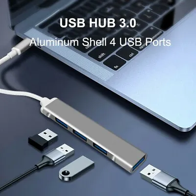 $7.49 • Buy Type C HUB 4 Port USB-C To USB 3.0 Splitter Converter OTG Adapter 4 In 1 5Gbps
