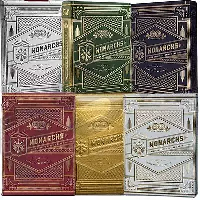£12.95 • Buy Theory11 Monarch Playing Cards Deck - Blue, Red, Green, Purple, Mandarin, Yellow
