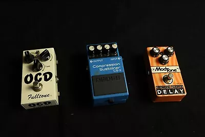 Overdrive Compressor And Vintage Delay Guitar Effects Pedals • $120