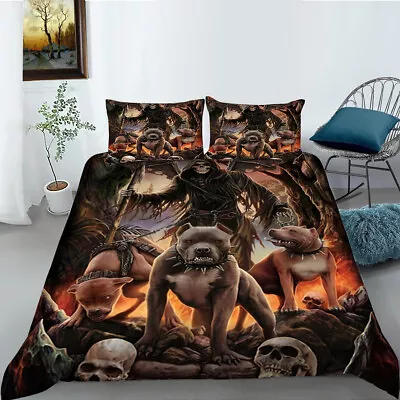 £43.19 • Buy Skull Bedding Set,Grim Reaper Skull Pattern,Microfiber,Lightweight,Durable