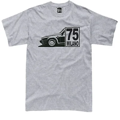 T-Shirt For Alfa Romeo 75 Fans Classic V6 3.0 Twin Spark Turbo Tshirt • £29.90