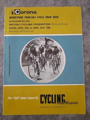 £10 • Buy Cycling Programme Corona Merseyside Four Day 1962