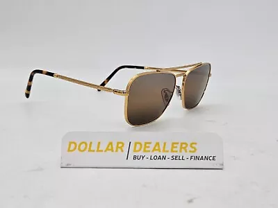 Ray-Ban RB 3636 New Caravan Polarised Chromance - Gold • $175