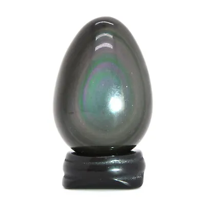 45mm Gemstone Crystal Egg Sphere Sculpture Healing Figurine*Two Choices* • £9.59