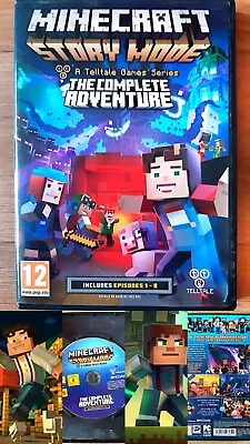 Minecraft Story Mode The Complete Adventure Includes Episodes 1-8 Games For PC • $99