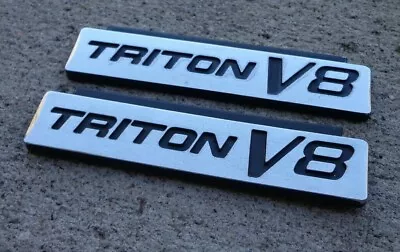 Ford Triton V8 Emblem Set Badge Logo F-150 F150 Side Fender OEM Genuine Original • $17.60