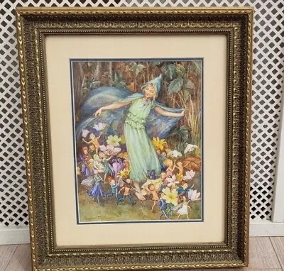 Vintage Print Ornate Framed The Fairy Troupe Margaret Tarrant 33cm X27cm • £52