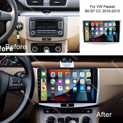For 2011-2015 Volkswagen Passat CC 2+64G Carplay Android13 Car Stereo Radio Navi • $115.99