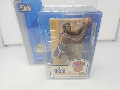 WILLIS REED- NBA Legends Blue Jersey New York Knicks Mcfarlane 2005 Figure  • $19.99
