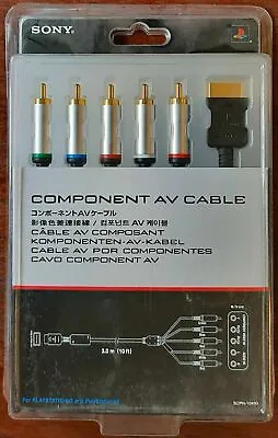 £54 • Buy Official Sony Component AV Cable For PS2 & PS3 (NEW, Minor Shelf Wear)