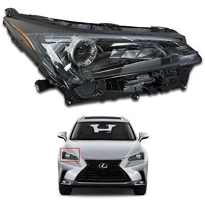 For 2018 2021 Lexus LED Headlight NX300 NX300h No AFS Right Passenger 8114078190 • $184.95