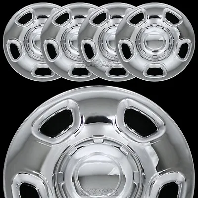 4 CHROME 04-12 Ford F150 17  Wheel Skins Hub Caps Simulators Hubs Lug Rim Covers • $89.99