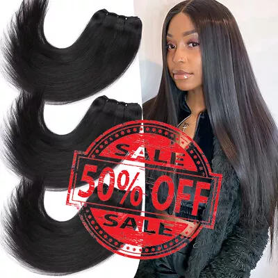 Brazilian Hair Straight Virgin Human Hair Weave Weft 4bundles=400g THICK Indians • $24.91