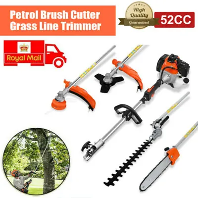 £150 • Buy 52cc Petrol Multi Function 5 In1 Garden Tool Brush Cutter Grass Trimmer Chainsaw