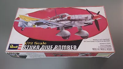 Vtg 1978 Revell STUKA Dive Bomber 1/72 Model Kit H-142 * WWII Germany • $12