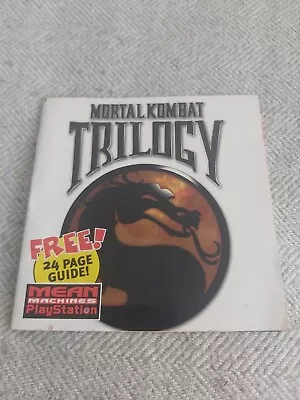 Mortal Kombat (MK) Trilogy - Mean Machines Playstation (PS) Tips & Tricks • £11