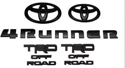 2010-2022 Toyota 4runner Trd Off Road Blackout Emblem Overlay Kit • $29.99