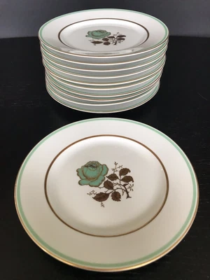 $10 • Buy 11pc Antique Vintage Eschenbach Bavaria Germany Baronet China Minerva Plate