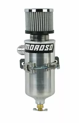 Moroso Universal Race Oil Breather Tank Vacuum Pump GLOBAL SHIPPING - 85465 • $135.99