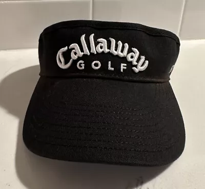 Callaway Golf New Era Black Visor Fusion FT Tour I Adjustable One Size Fits All • $15