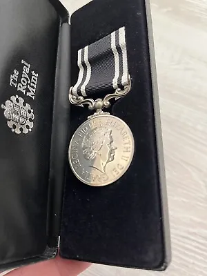 Royal Mint QE2 Prison Service LSGC Long Service Good Conduct Medal. New & Unused • £219.99