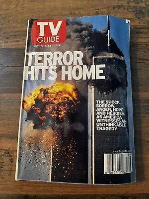 TV Guide- 9/11 TERROR HITS HOME - September 2001 • $12.22