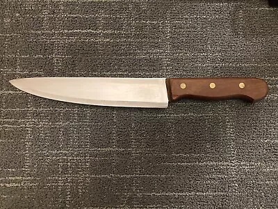 $35 • Buy Vintage R.H.FORSCHNER CO. ECONO-CUT  Stainless Carbon Steel Chef's Knife Brazil