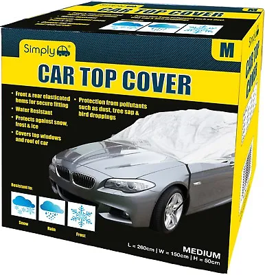 £12.99 • Buy Simply Water Rain UV Sun Frost Resistant Fully Breathable Car Top Cover - Medium