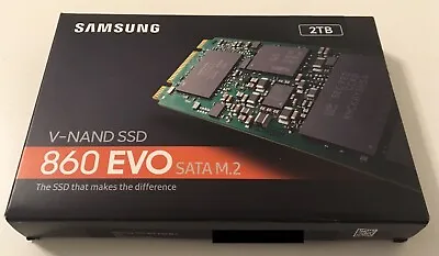 Samsung SSD 860 EVO - 2TB - M.2 SATA - Band New And Unopened • $700