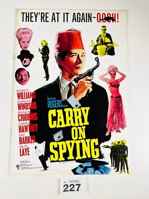 Carry On Spying Programme - Very Rare Press Movie Printed Promo Booklet • £39.95