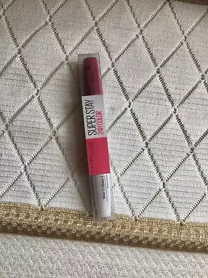 Maybelline Super Stay 24Hour Dual Ended Lipstick 135 Perpetual Rose BRAND NEW • £6.99
