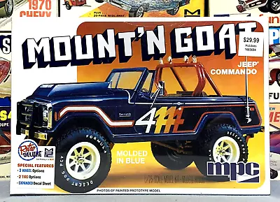 MPC JEEP COMMANDO 4x4  MOUNT'n GOAT  KIT#887/12 REVELL AMT 1/25 NOS MINT SEALED! • $29.99