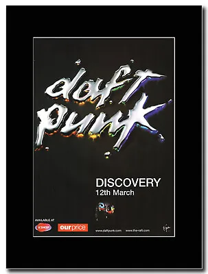 Daft Punk - Discovery - Matted Mounted Magazine Artwork • £16.99