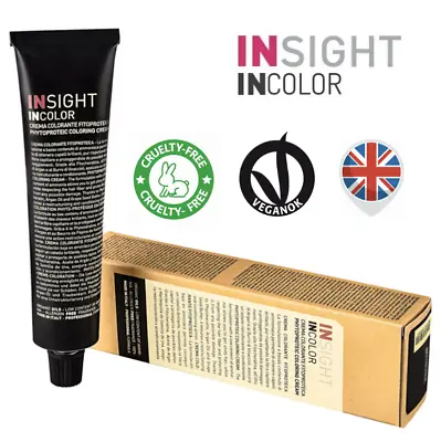 INSIGHT INCOLOR VEGAN Hair Dye Permanent Colouring Cream 100ml • £6.99