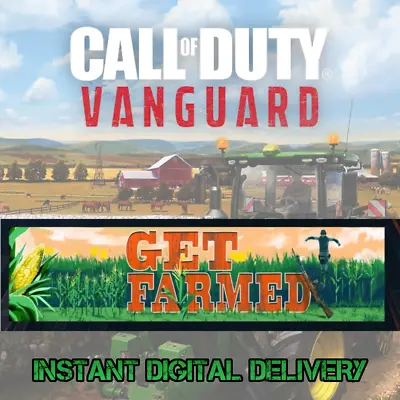 Call Of Duty Vanguard Warzone GET FARMED Calling Card Region Free 🌾🚜 • $1.23