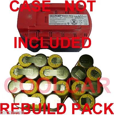 Battery Recelling Pack For HILTI 24V B24 3.0Ah Ni-MH Heavyduty For Rebuild • $99.99