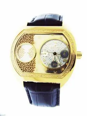 IceTime Holiday 20 Diamonds 48 Mm Watch Yellow Gold • $49.99