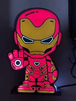 Marvel Avengers Ironman LED Nite Light Lamp Collectible Christmas Gift • $32.95