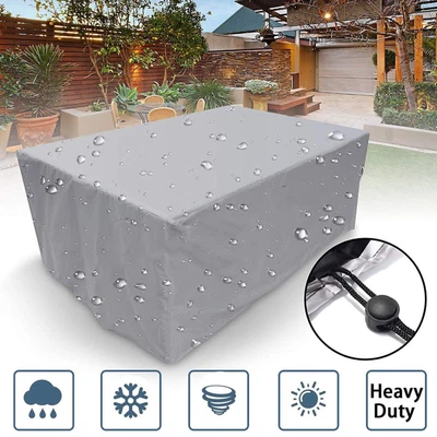$34.28 • Buy Waterproof Outdoor Furniture Cover Garden Patio Rain UV Table Protector Sofa
