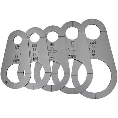 Plasma Stencil - Circle Cutter Guide - 5 Pc. Kit - Plasma Cutter Hole Templates • $62.95