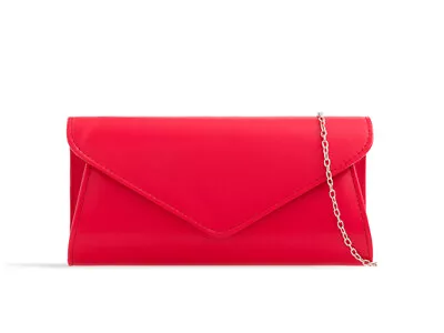 Craze London Sara Faux Leather Envelope Womens Party Prom Ladies Clutch Bag • £15.99