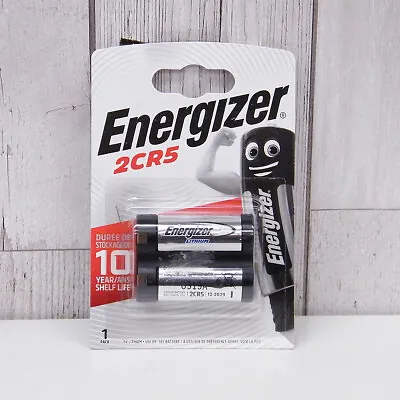 £8.50 • Buy Energizer Lithium 2CR5 Battery 6v Camera, Flash Etc Exp 2029