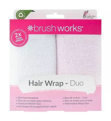 Brushworks Hair Towels - 2 Pack • £9.99