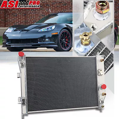 3-Rows Aluminum Racing Radiator For 2003-2013 Chevy Corvette SSR 5.3L 6.0L AT • $199