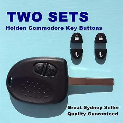 2X 2 KEY BUTTONS For HOLDEN COMMODORE VS VT VU VX VY VZ WH WK • $4.40