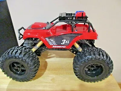 Maisto R/C 3XL Rock Crawler Broken Suspension Bar Untested No Remote Or Batte • $5