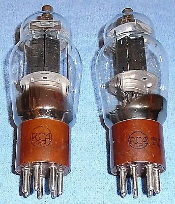 2 RCA 1625 VT-136 Vacuum Tubes 1940's Vintage For ARC5 TCS ART-13 DX-100 Radios • $39.95
