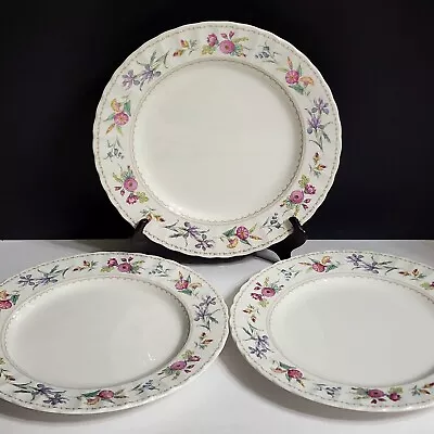 *3* Mikasa Maxima CAJ04 Brywood Super Strong China Dinner Plates Freezer To Oven • $34.99